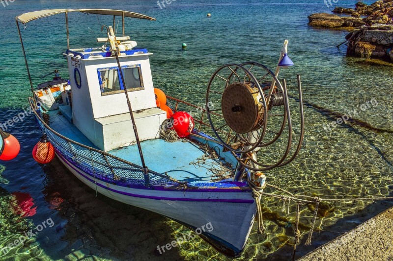 Boat Harbor Fishing Shelter Sea Traditional