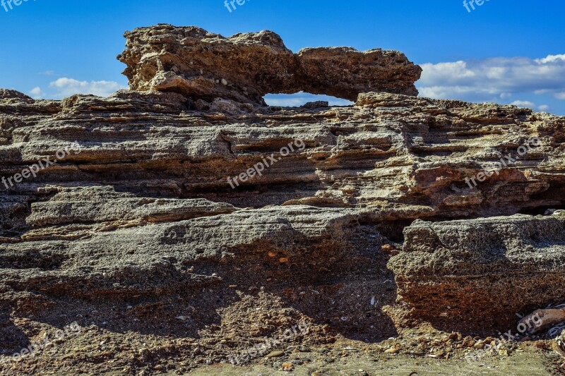 Erosion Rock Formation Geology Sandstone