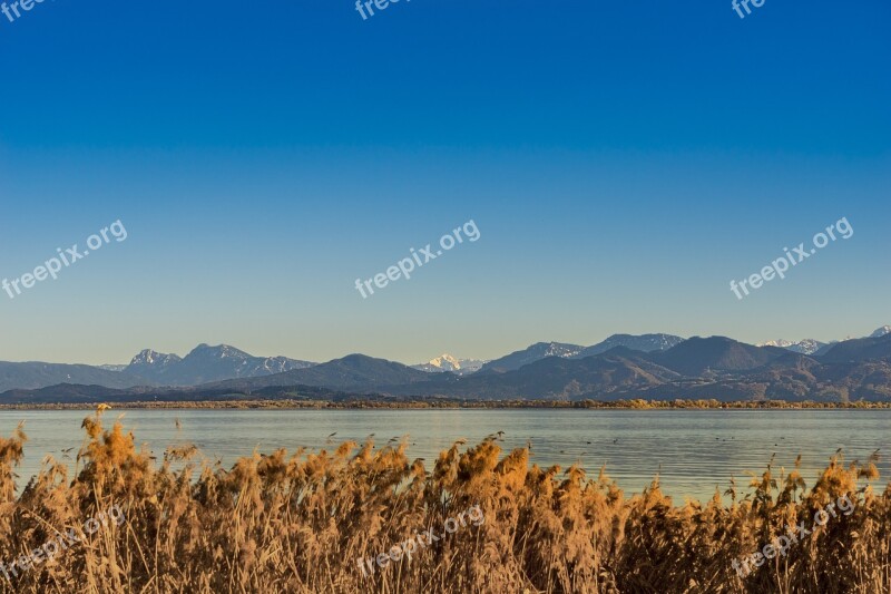 Alpine Bavaria Mountains View Chiemgau