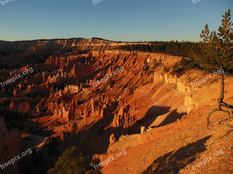 Bryce Canyon National Park Sunrise Usa United States