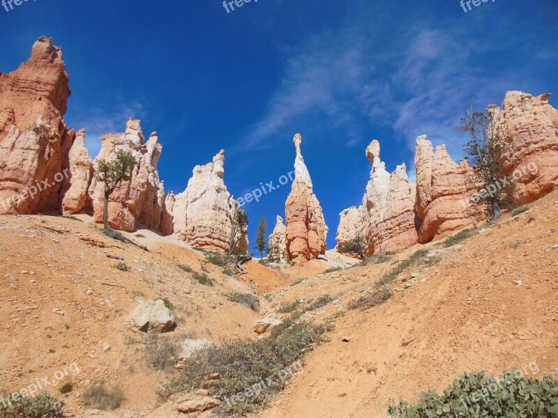 Bryce Canyon National Park Usa United States Nature