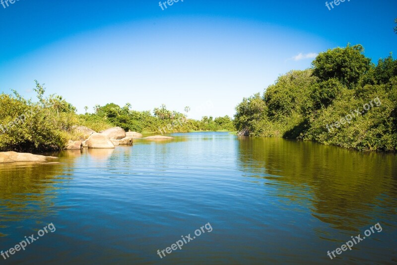 Landscape Rio Nature Pond Agua