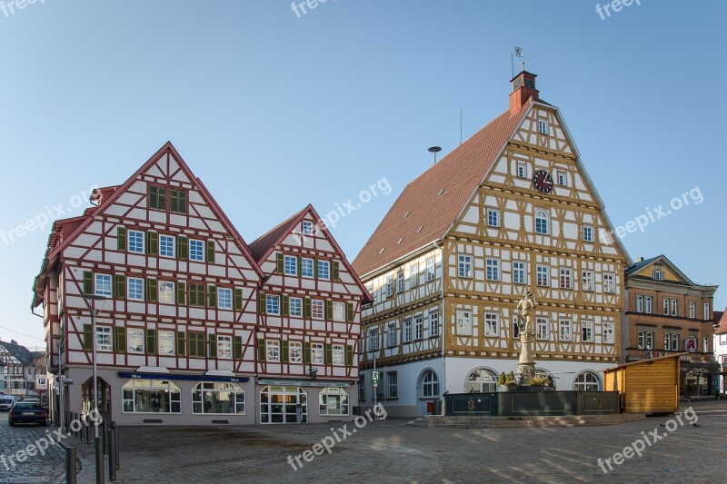 Leonberg Town Hall Marketplace Truss Middle Ages