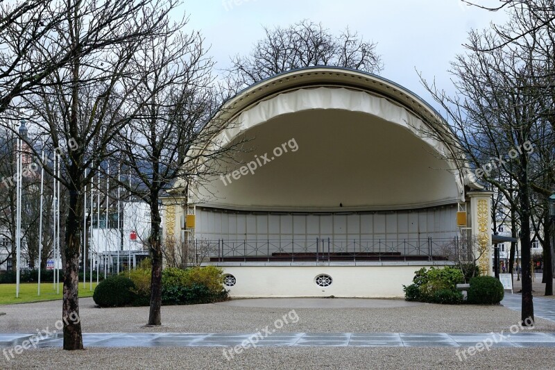 Baden Baden Park Kurbad Spring Baden Württemberg