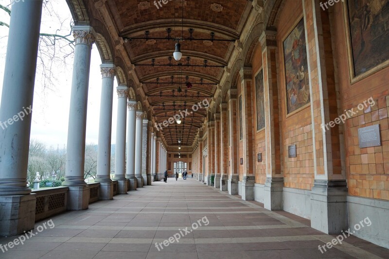 Baden Baden Pump Room Culture Building Architecture