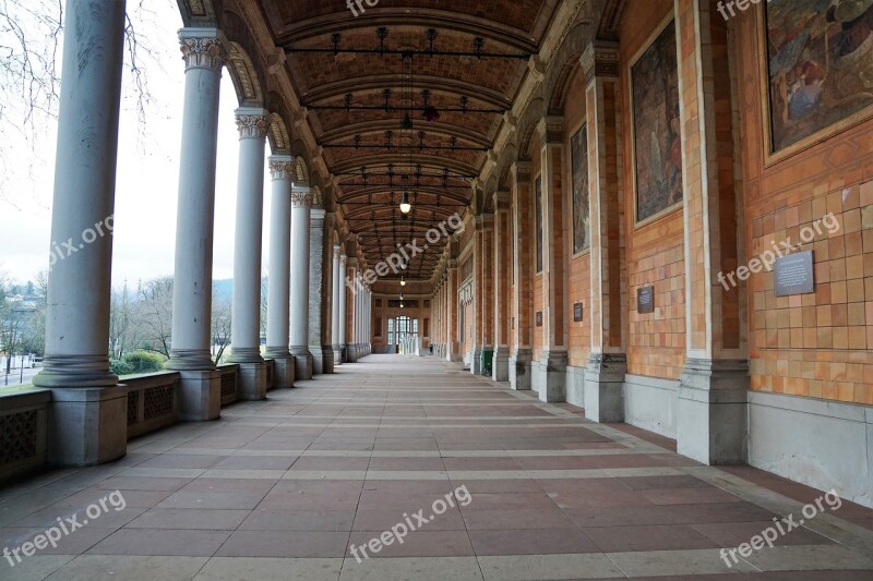 Baden Baden Pump Room Culture Building Architecture