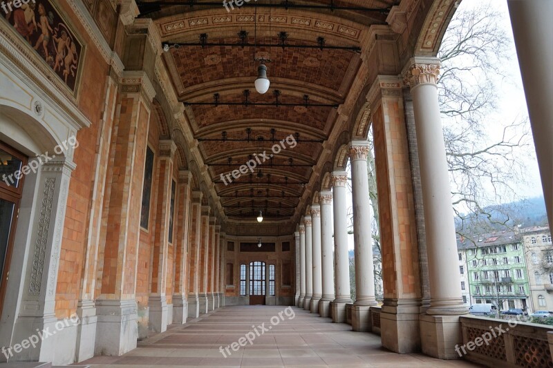 Baden Baden Pump Room Culture Building Architecture