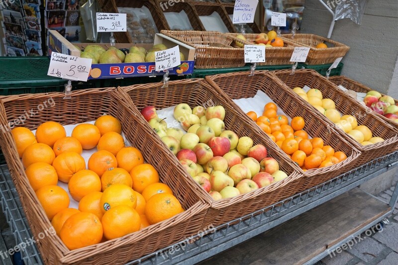 Baden Baden Germany House Market Oranges