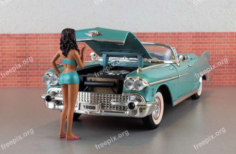 Model Car Cadillac Cadillac Eldorado Auto Old