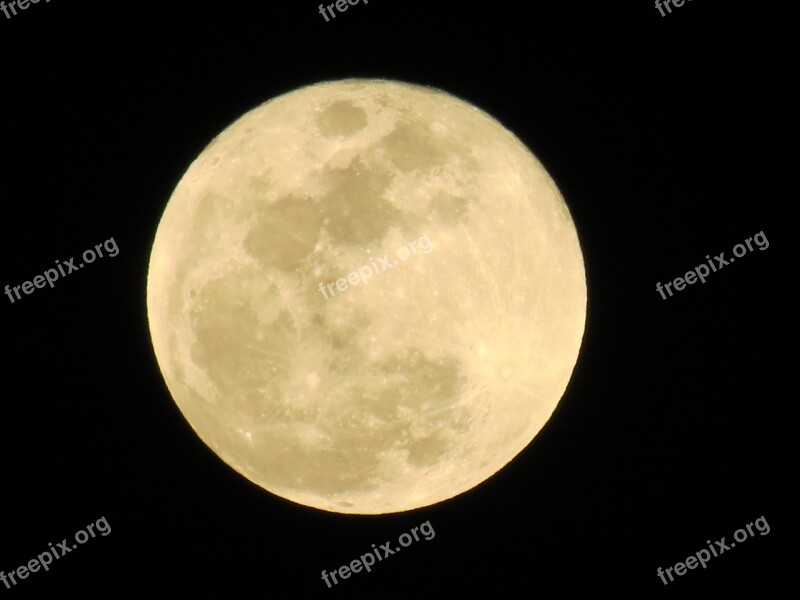 Moon Daeboreum Full Moon Day The Night Sky Full Moon