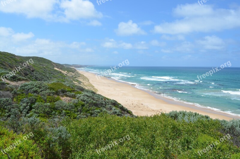 Victoria Coastline Australia Nature Ocean