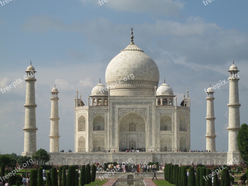 India Travels Taj Mahal Agra Free Photos