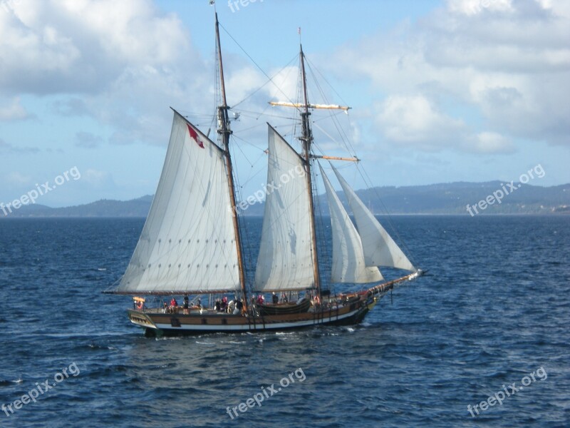 Sailing Ship Ocean Schooner Free Photos