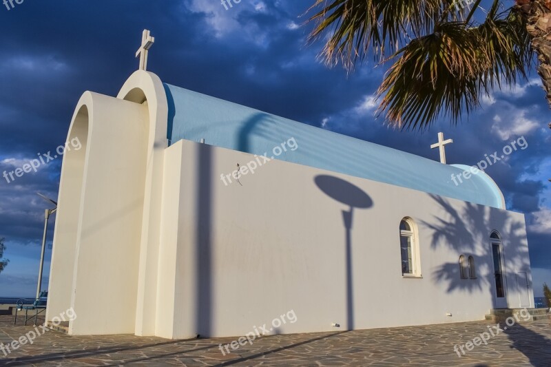 Cyprus Paralimni Ayia Triada Church Architecture