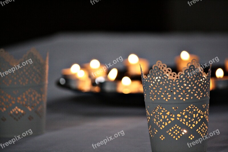 Candles Mood Contemplative Candlelight Light