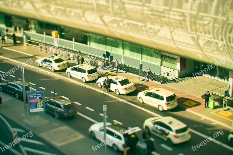 Road Taxi Traffic City Taxi Stand