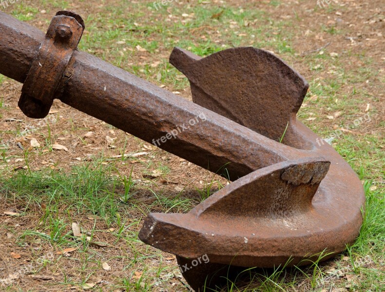 Old Anchor Rusty Rustic Vintage Antique