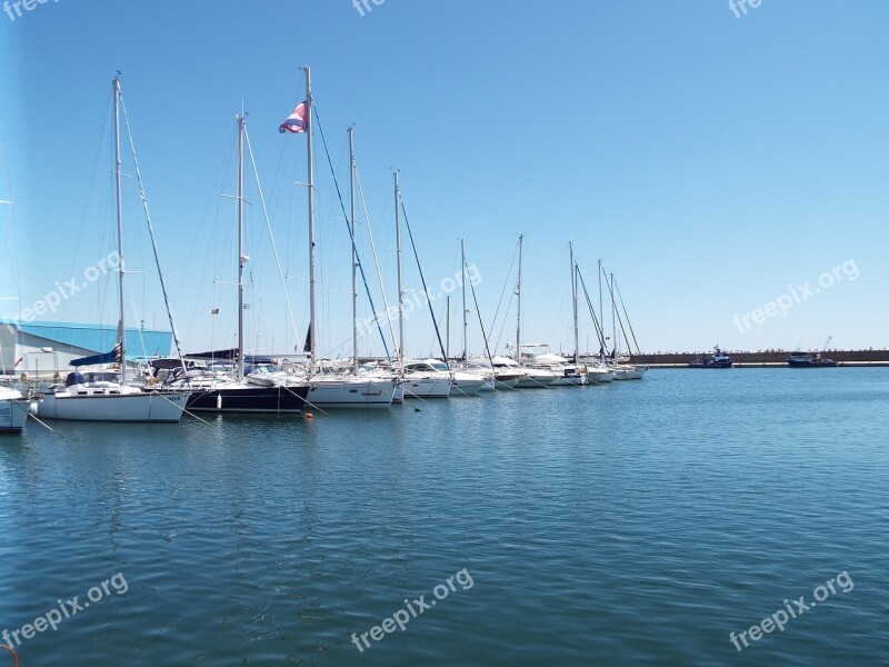 Boats Pontoon Port Free Pictures Summer