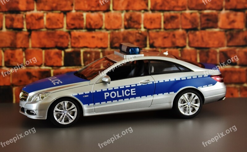 Police Car Mercedes Benz Model Car Police Patrol Car