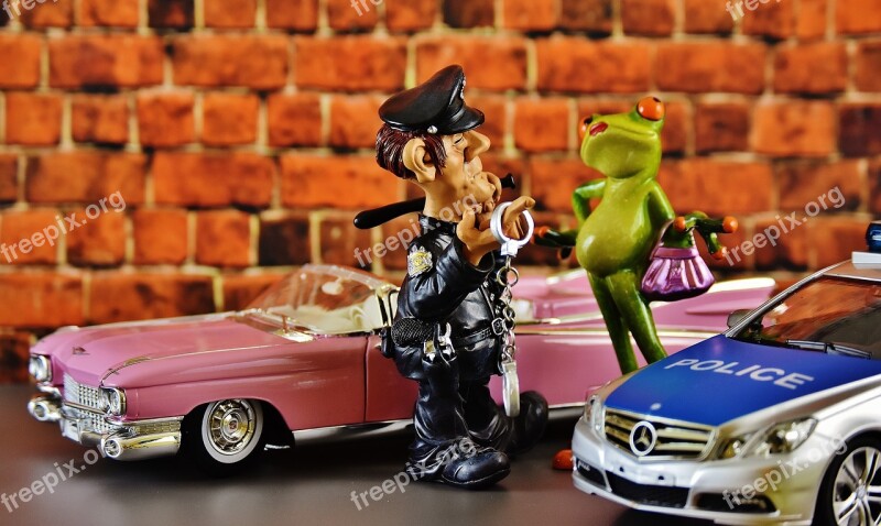 Police Cadillac El Dorado Frog Chick