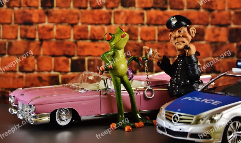 Police Cadillac El Dorado Frog Chick