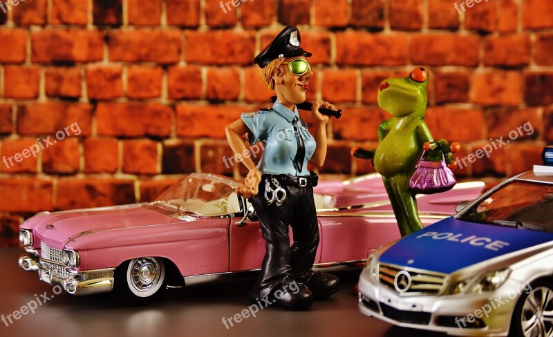 Cadillac El Dorado Frog Chick Police