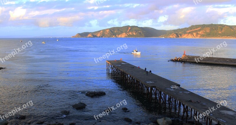 Beach Harbor Water Sea Nature