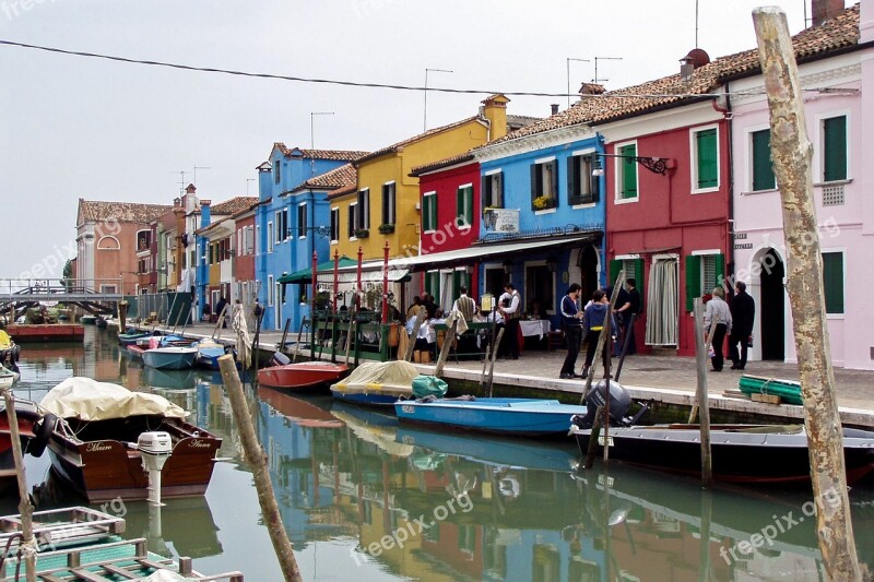 Murano Venice Colourful Houses Italy Channel