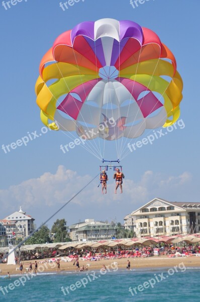 Parasailing Beach Holiday Side Free Photos