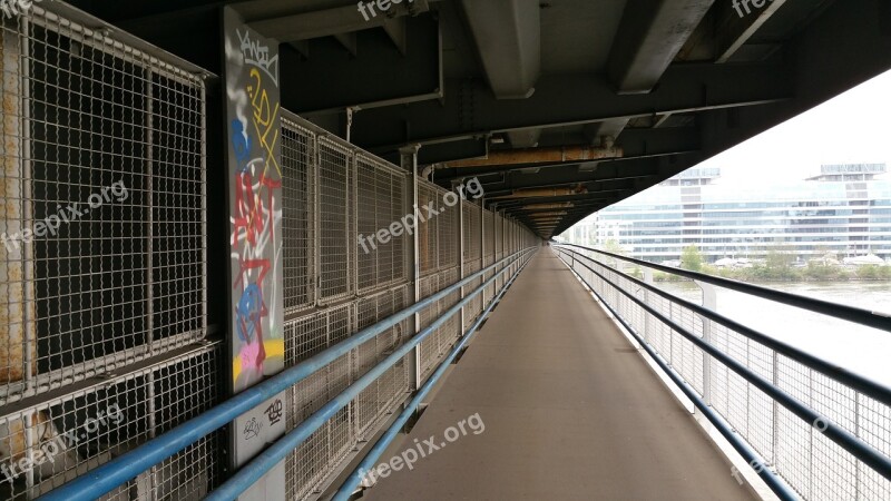 Away Bridge Concrete Graffiti Vienna