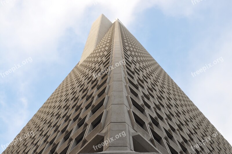 Pyramid Skyscraper Building Architecture San Francisco