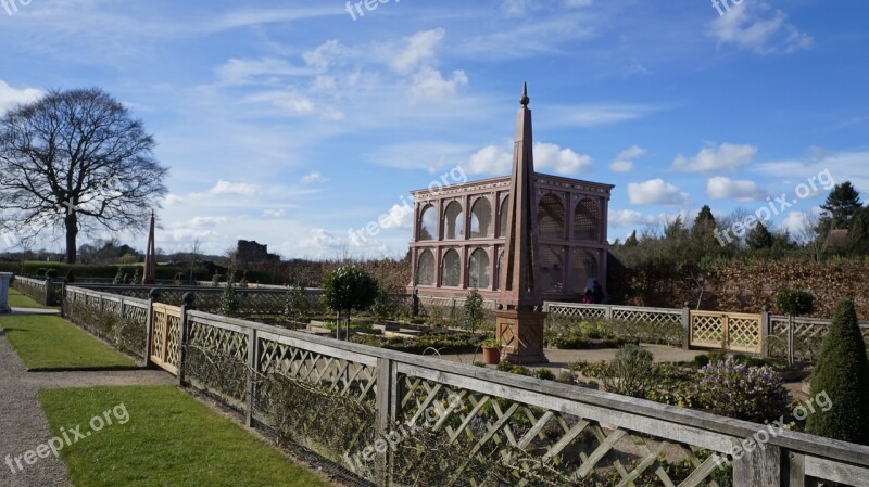 England Gardens Castle Monument Castle Gardens