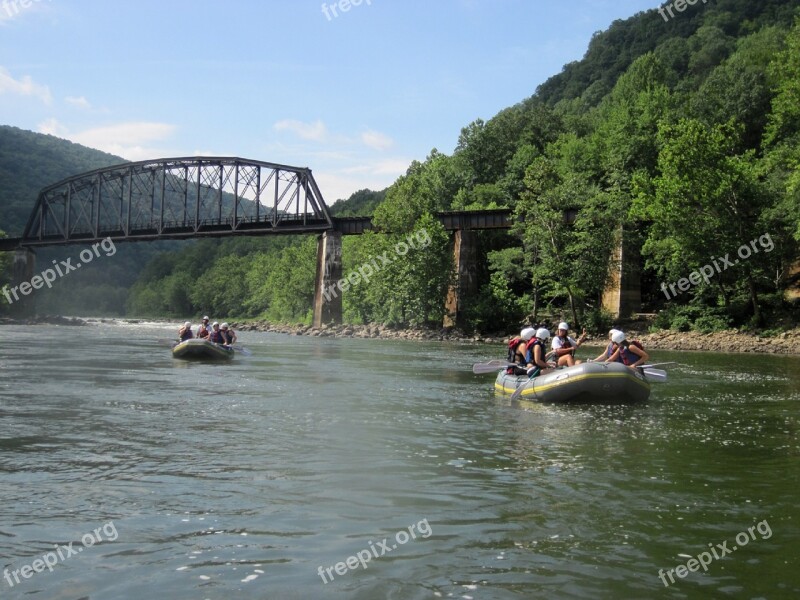 Rafting River Water Sport Landscape