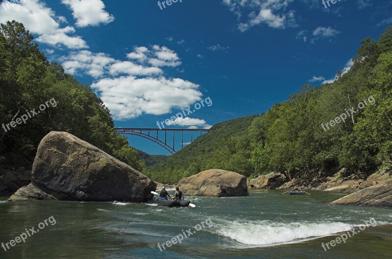 Rafting River Water Sport Landscape