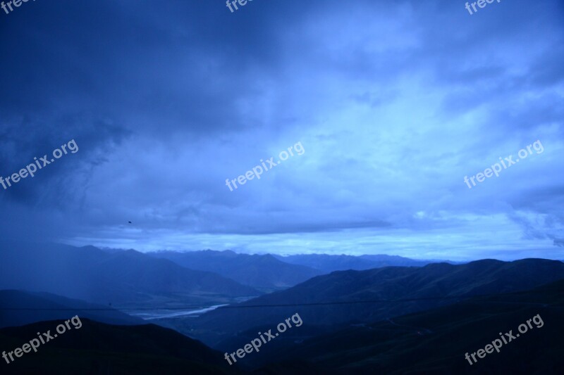 Clouds Twilight The Storm Free Photos