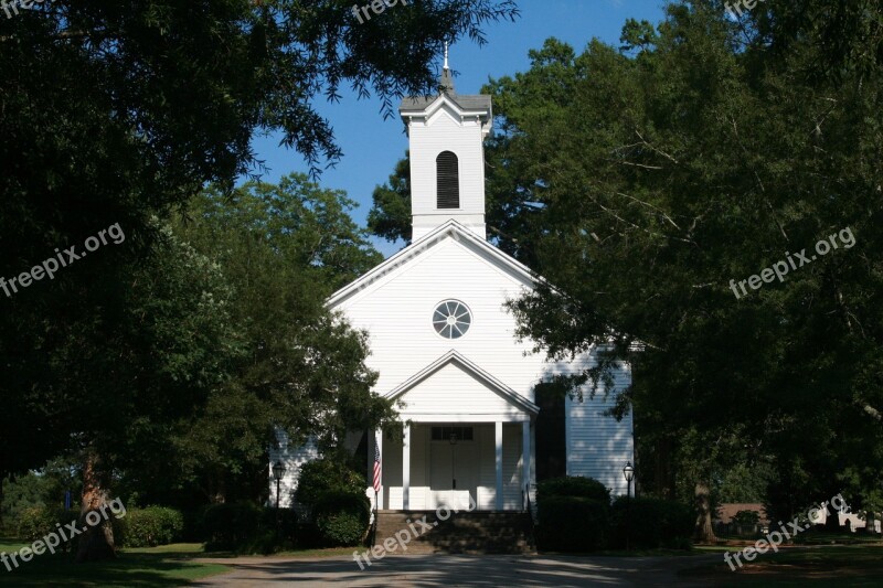 Country Church Woods Religion Free Photos