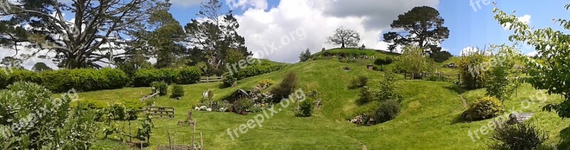 The Hobbiton Middle Earth New Zealand Matamata Free Photos