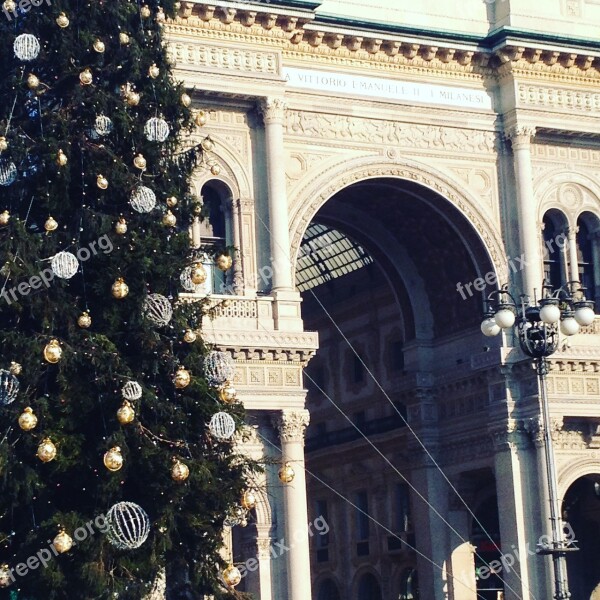 Christmas Gallery Piazza Duomo Free Photos