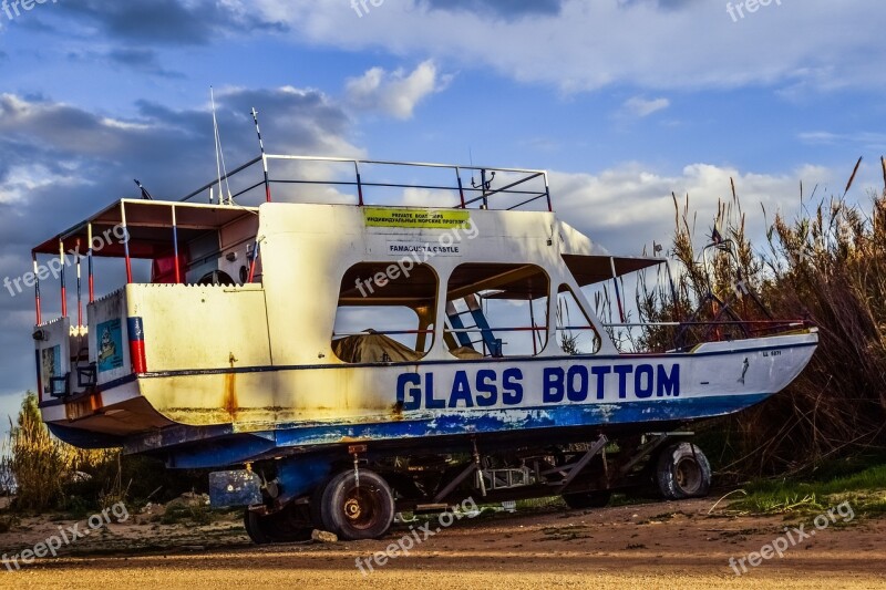 Boat Vessel Aged Old Weathered