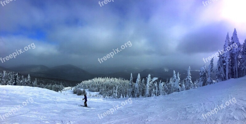 Ski Winter Snow Mountain Nature