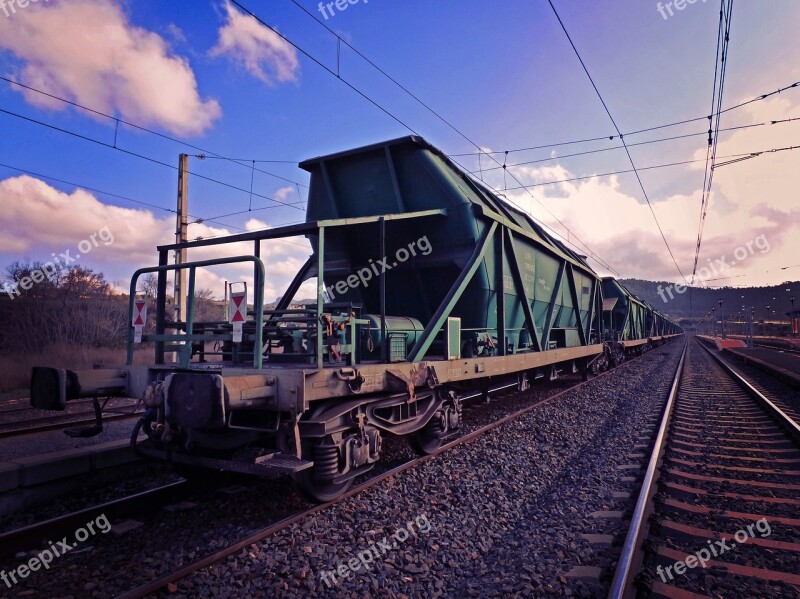 Goods Railway Cargo Train Via Railways