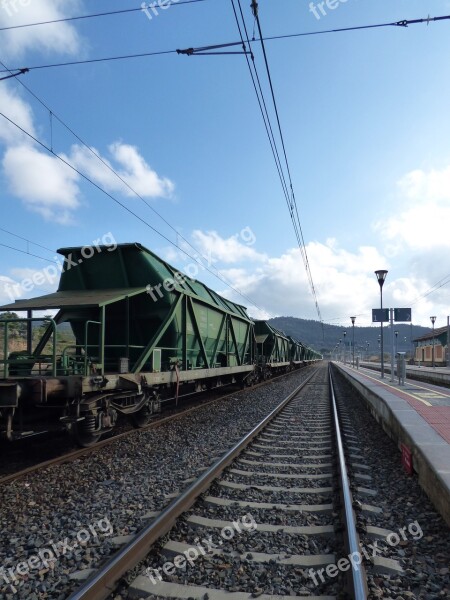 Railway Comboy Goods Cargo Train Train Via