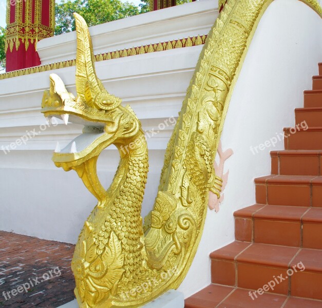 Laos Luang Prabang Staircase Ramp Naja