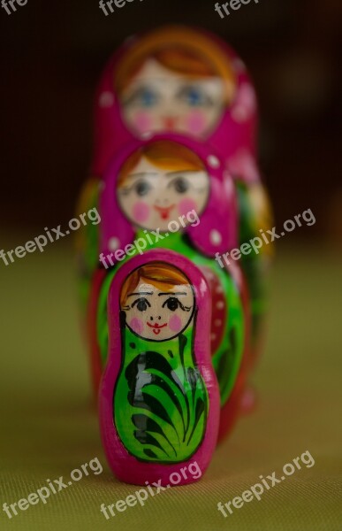 Russia Matryoshka Dolls Russian Dolls Free Photos