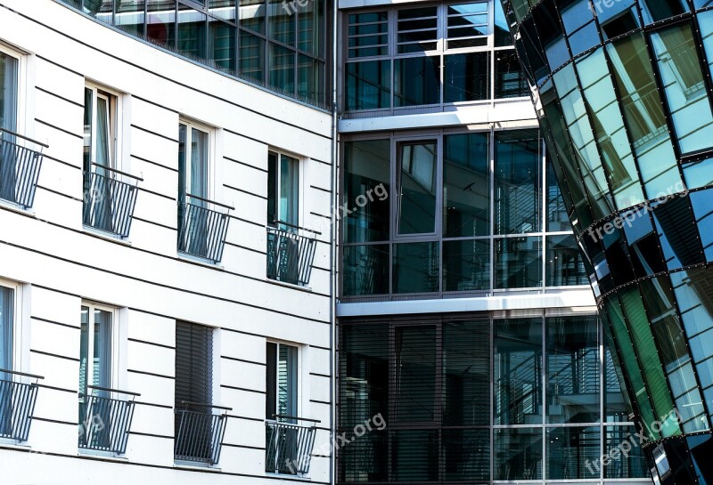 Architecture Glass Facade Mirror Facade Building Germany