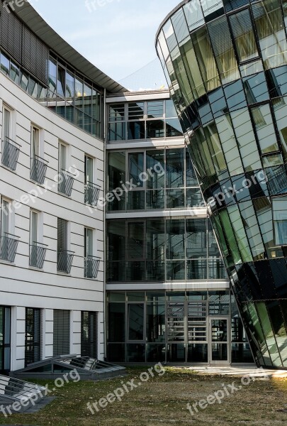 Architecture Glass Facade Mirror Facade Building Germany