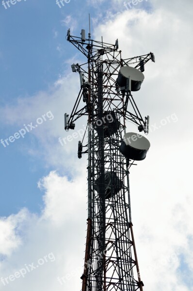 Microwave Tower Communication Tower Microwave Radio