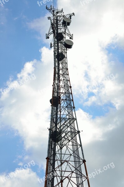 Microwave Tower Communication Tower Microwave Radio