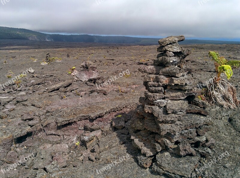 Desert Rocks Lava Rock Landscape Free Photos