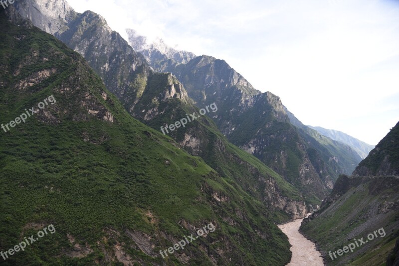 Tiger Leaping Gorge Dangerous Spectacular Free Photos